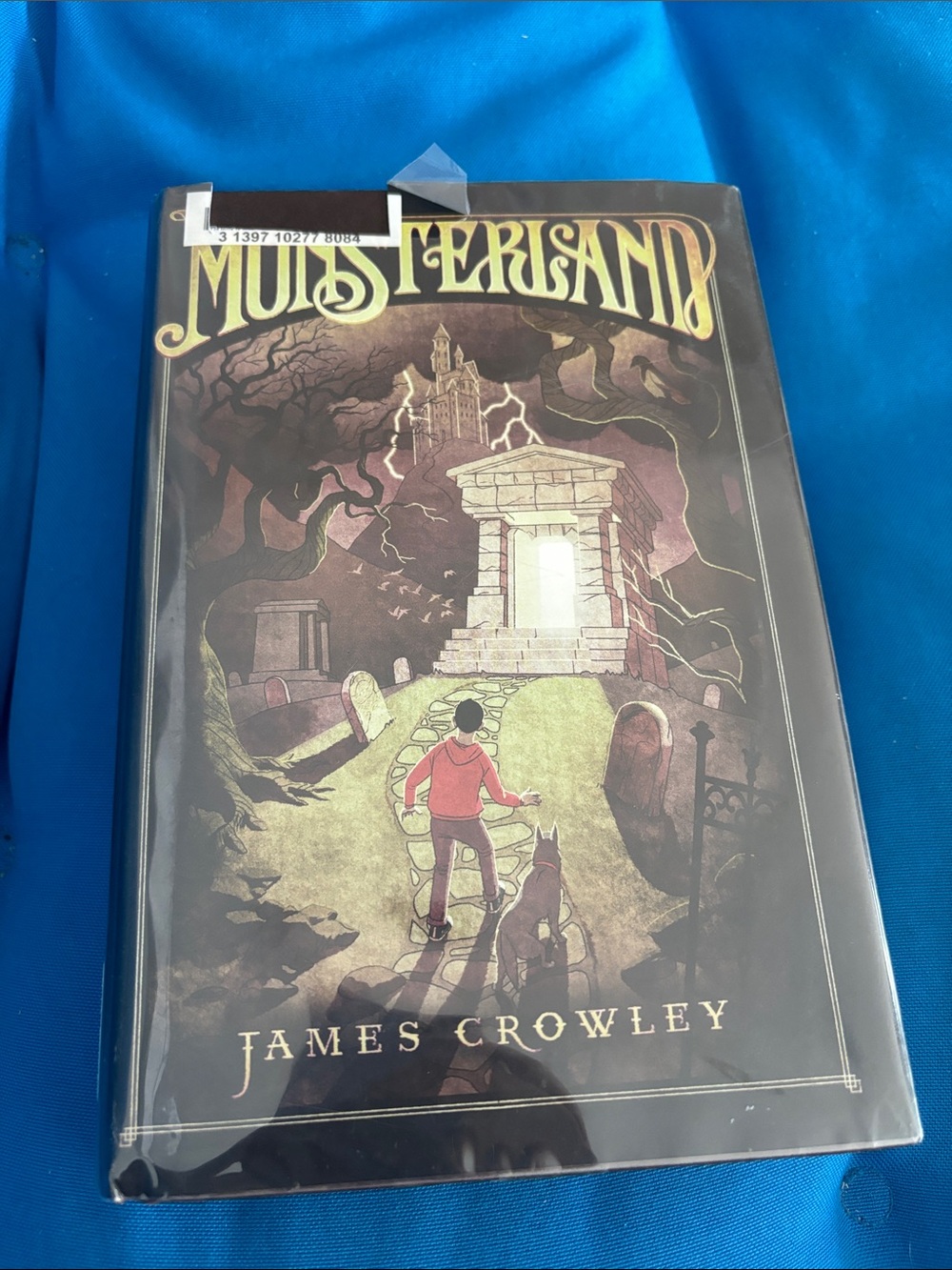 MonsterLand By James Crowley Hard Cover Halloween Themed NWOTS Library Discarded